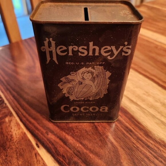 Lot of 3, EMPTY Prince Albert Tins & Hershey's Tin Bank. - Picture 8 of 13